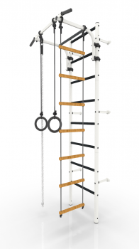 Шведская стенка Атлет-2 (бело-черный)