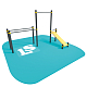 картинка Спортивный комплекс турник, брусья, скамья для пресса Workout LS42 от магазина Лазалка