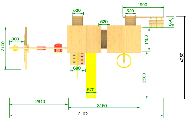 Детская площадка Пикник "Стандарт Д" Твин Вираж