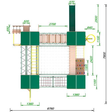 Детская площадка Пикник «Форест» ПлэйХаб