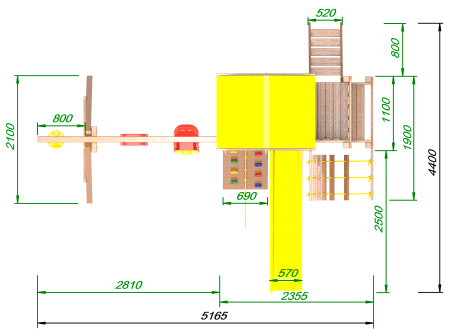 Детская площадка Пикник "Оптимус" Макси