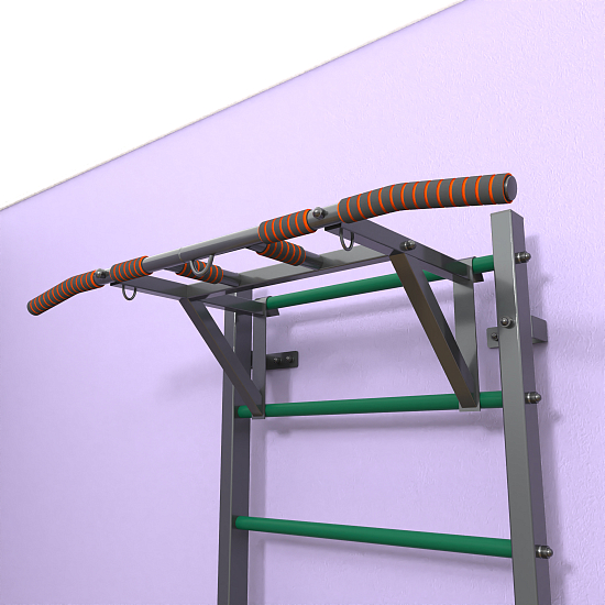 картинка Шведская стенка "LittleSport" Pull-Up (черный*зеленый) от магазина Лазалка