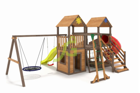 картинка Детская площадка IgraGrad Комбо SF с рукоходом от магазина Лазалка