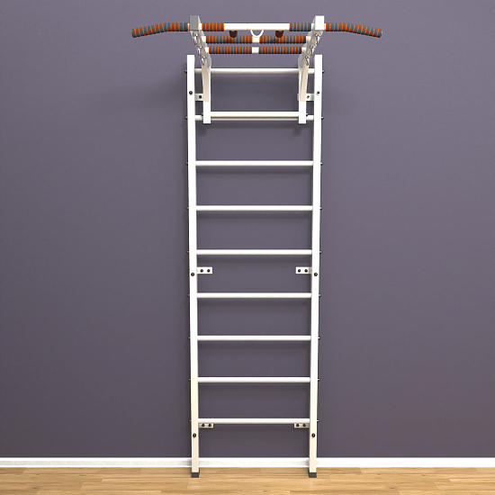 картинка Шведская стенка «LittleSport» White Long белые ступени от магазина Лазалка