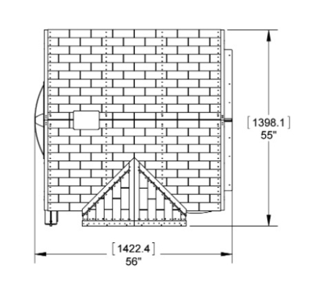 картинка Деревянный домик «Джорджия-2»(2017) от магазина Лазалка