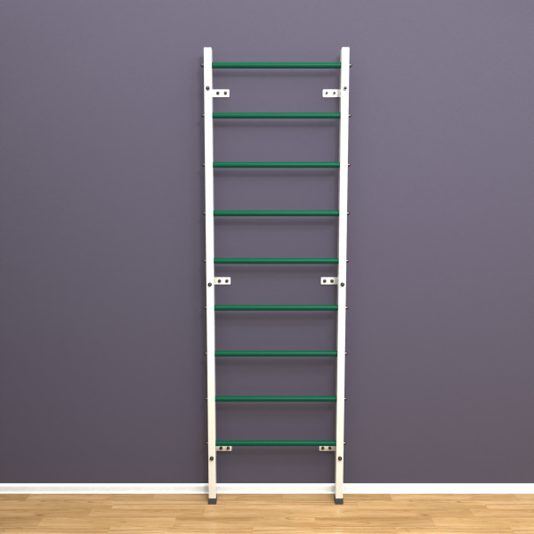 картинка Шведская стенка "LittleSport" (белый*зеленый) от магазина Лазалка