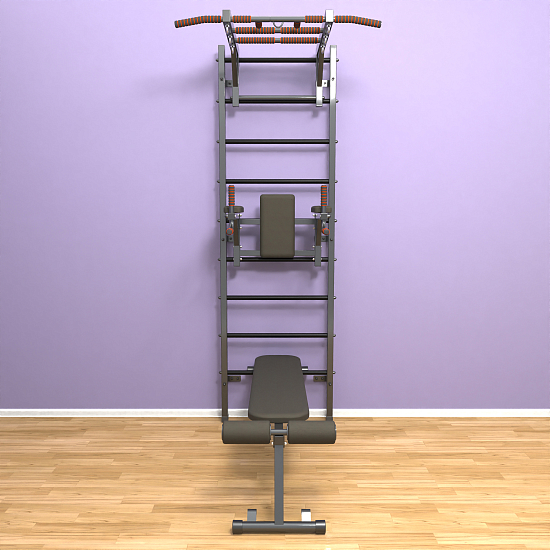 картинка Шведская стенка "LittleSport" Long 3.0 (черный*черный) от магазина Лазалка