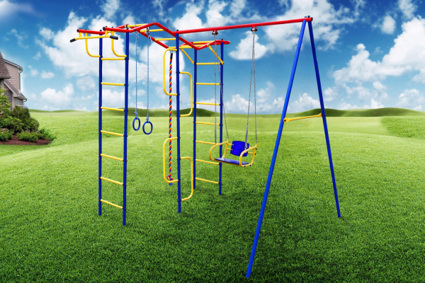 Детский спортивный комплекс для дачи Пионер "Вираж" (ЦК-2м)