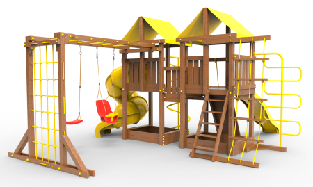Детская площадка Пикник "Оптимус" Пацифик Лайт с винтовой трубой