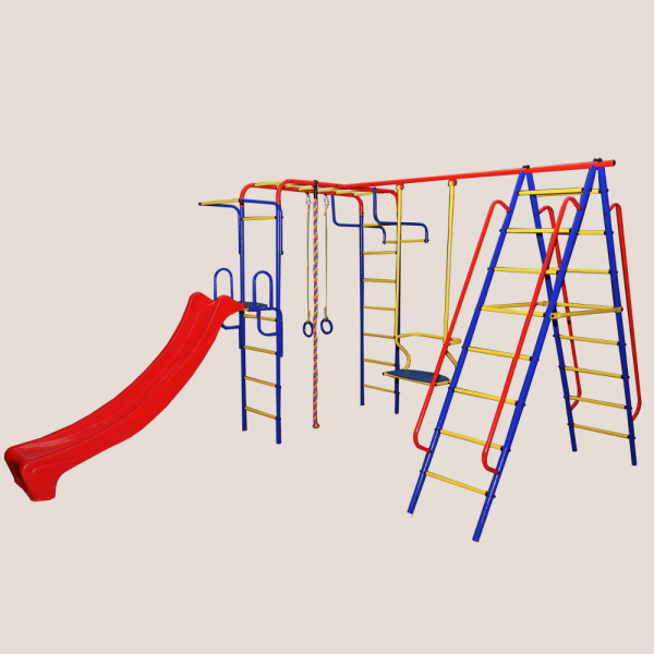 Детский спортивный комплекс для дачи Пионер "Дачный" (ТК) с горкой